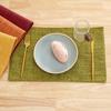 Nordic Ins Style Lin Ensfarget Spisematte Spisebordsmatte Western Spisebord Skål og koppmatte på begge sider