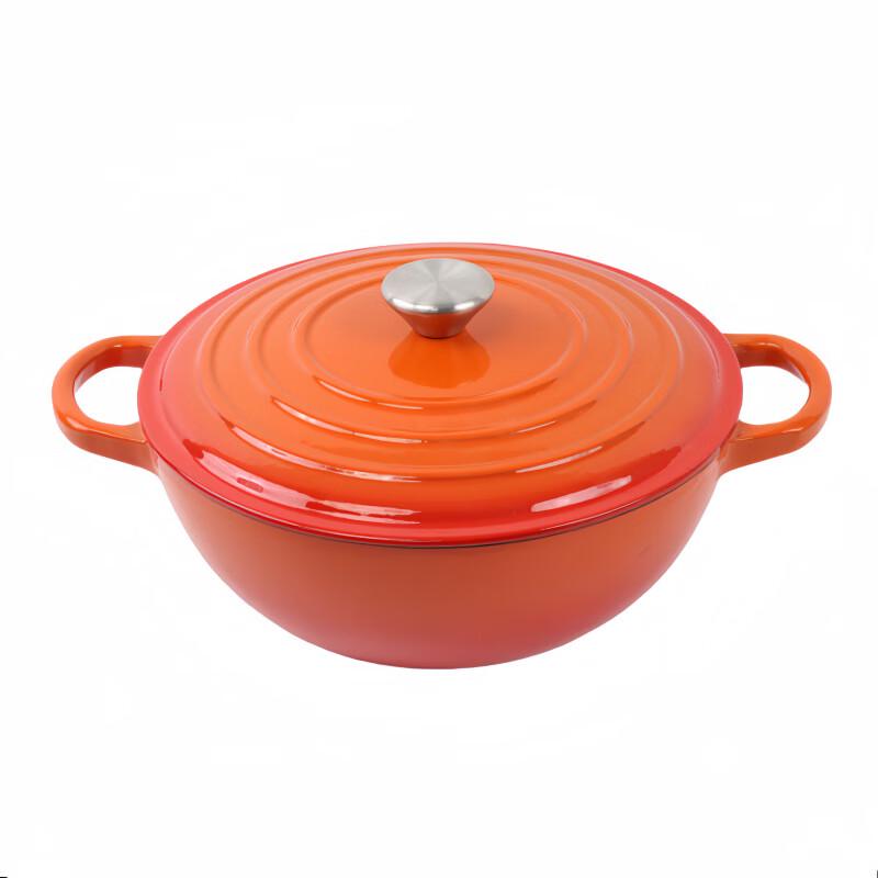 Wutuo Cast Iron Enamel Casserole Pot