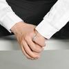 Popular Jewelry Titanium Steel Diamond-encrusted Double-row Full Diamond Ring Men's and Women's Niche Light Luxury High-end Index Finger Ring Jewelry