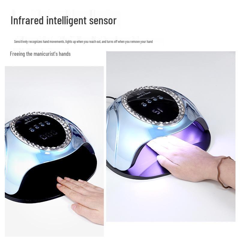 Dual-Hand Smart Sensor LED/UV Nail Lamp for Gel Polish Phototherapy