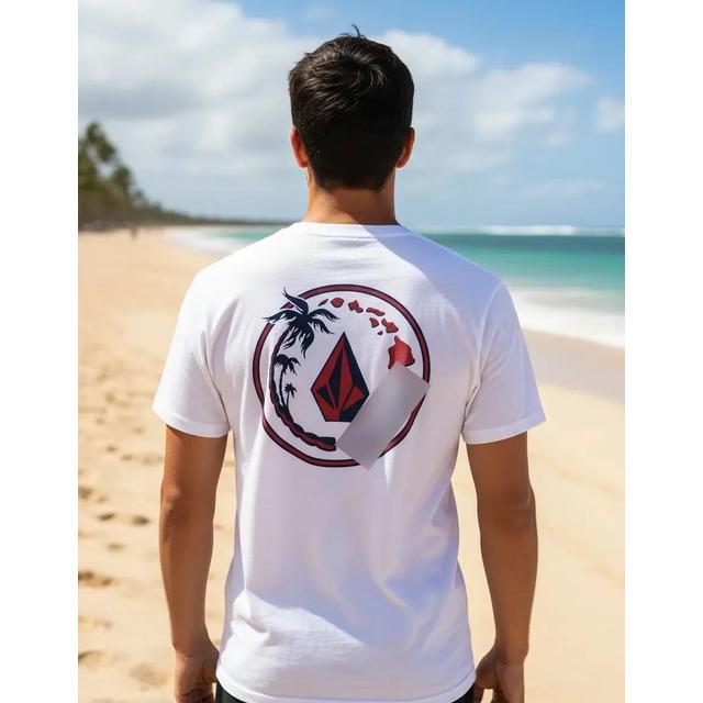 Camiseta Volcom Con Estampado Grafico Del Logotipo De La Pal S