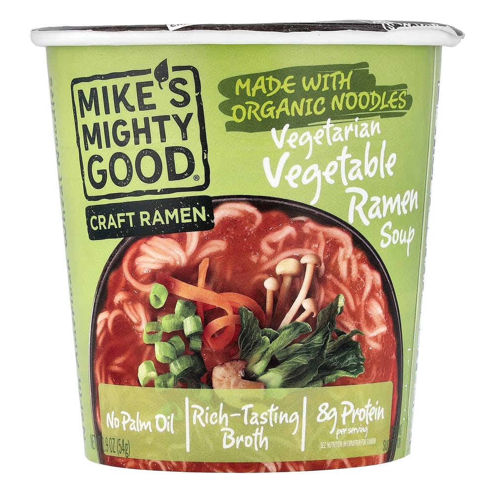 iHerb Mike s Mighty Good Craft Ramen Plant-Based Ramen Soup, 54g