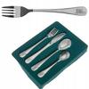 CHILDREN'S CUTLERY SET STEEL SPOON FORK KNIFE SPOON 4 pcs.