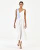 SALON DE SEOUL Color Blocking String Dress - White