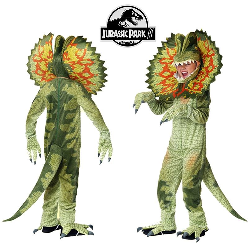 Playing Role Dinosaur Costume Dilophosaurus Children Clothes Set