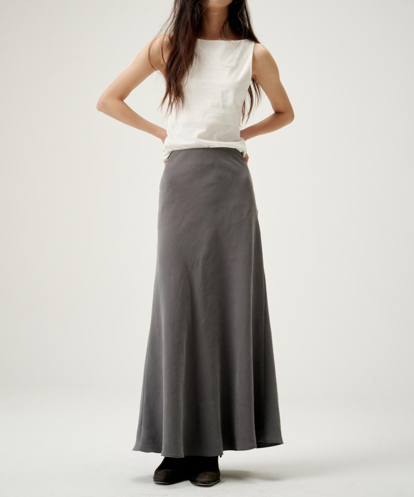 Linte Cupro Bias Skirt