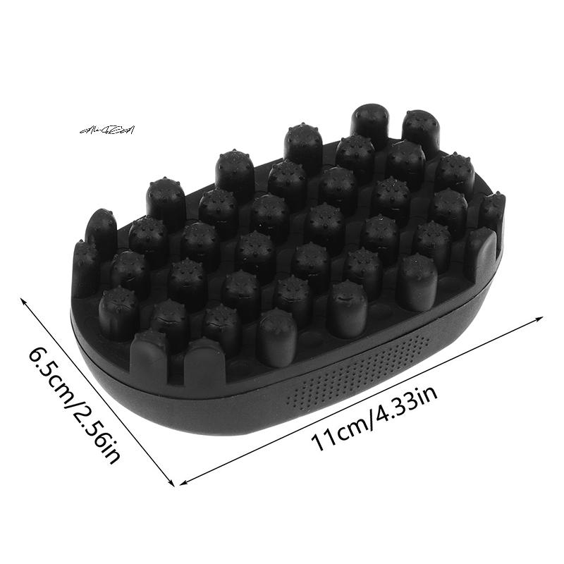 Professionelle Lockenbürste mit Schwamm, Twist-Bürste, magische afrikanische Locken-, Wellen- und Dreadlock-Bürste für natürliches Afro-Haarstyling