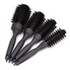 Ceramic Hair Styling Brush with Nylon Bristles - Heat-Resistant Curling Brush