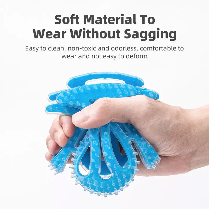Motorcycle Helmet Lining Pad Breathable Summer Riding Silicone Protective Pad Anti-Pressure Hair Bicycle Riding Helmet Pads