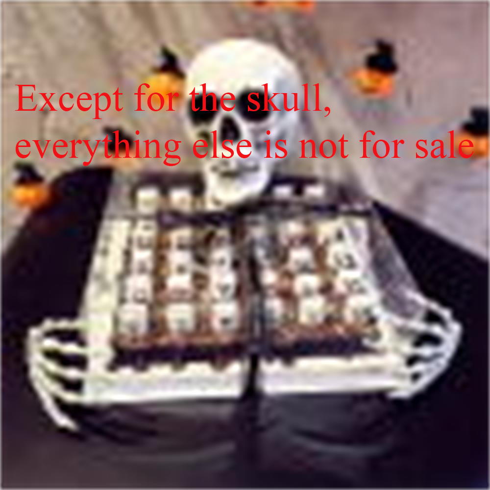 Horror Simulation Skull Head Halloween Prop Decoration Ghost House Bar Chamber Atmosphere Ornament