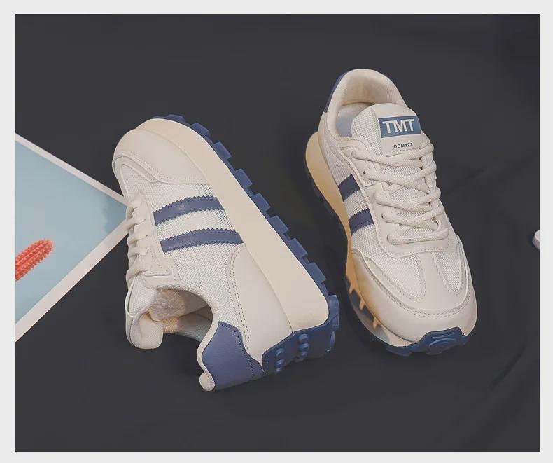 Thick-Soled Women's Mesh Waffle Sneakers - Spring & Summer Casual Sports Shoes FD-6688-1