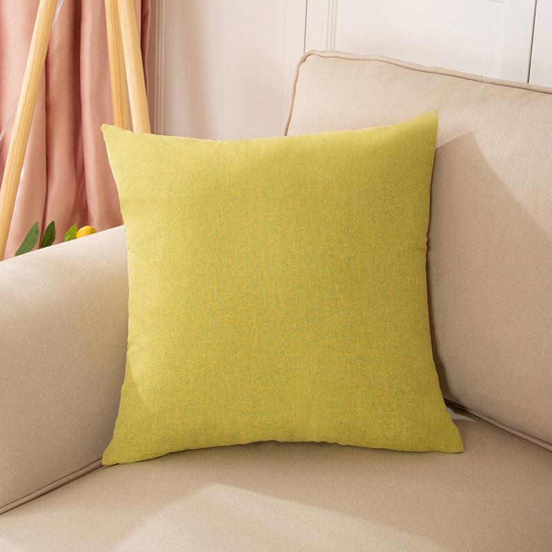 Cotton Pillow Cover Sofa Cushion Bedside Large Waist Pillow Bedside Rectangular Nordic Small Lumbar Support Pillow Pillowcase
