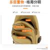 New camouflage breast bag, outdoor casual charging messenger bag, waterproof Oxford cloth breast bag, outdoor mountaineering shoulder bag.