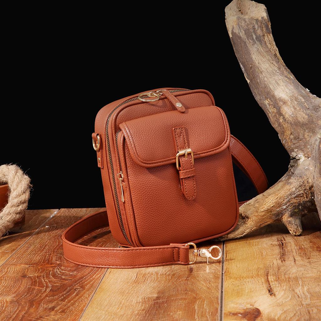 Unisex Mailman Bag Trendy Storage Bag Casual Shoulder Bag Crossbody Bag Mobile Phone Bag