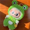 Heart-Beating Macaron Vinyl Face Labubu Doll Clothes for 17cm Labubu - Three Generations Outfit