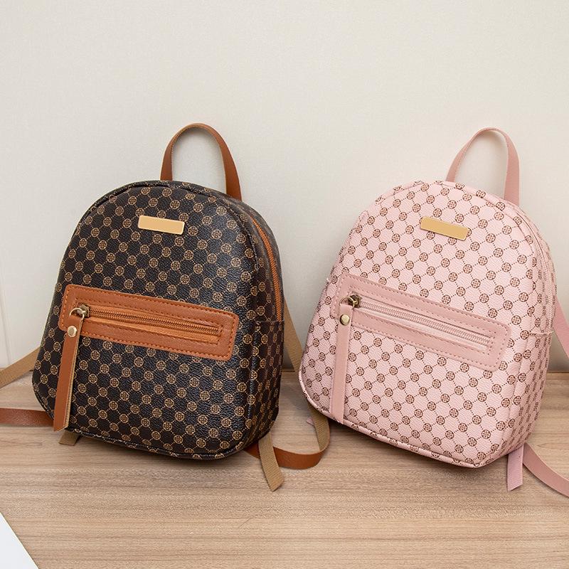 2024 Trendy Women's Backpack: Polka Dot & Sequin Design