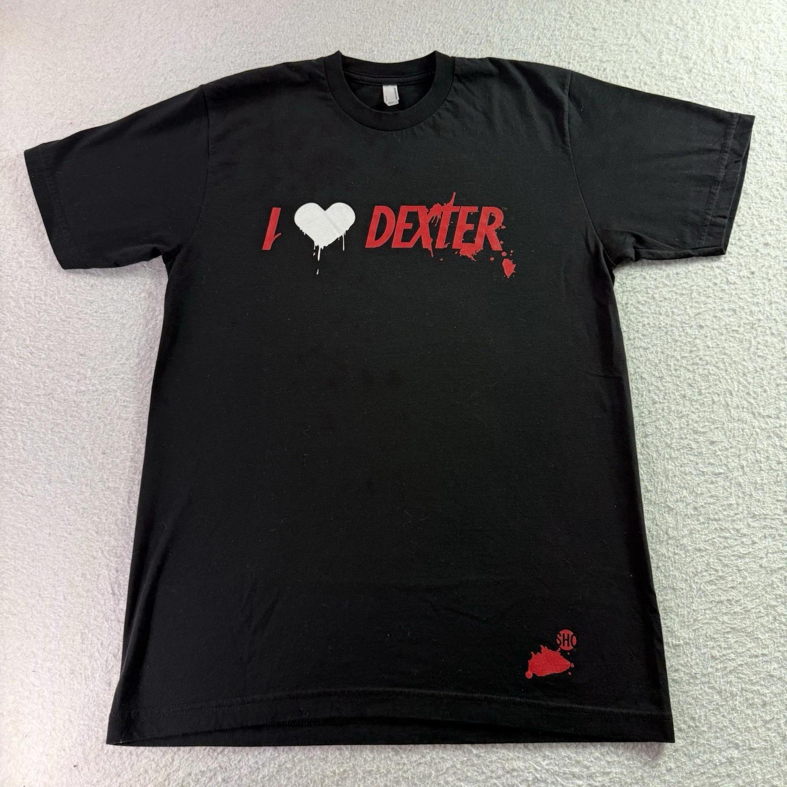 

Винтажная Редкая Футболка Dexter Showtime с Лицензией, Разбрызганная Кровью, Размер Medium S