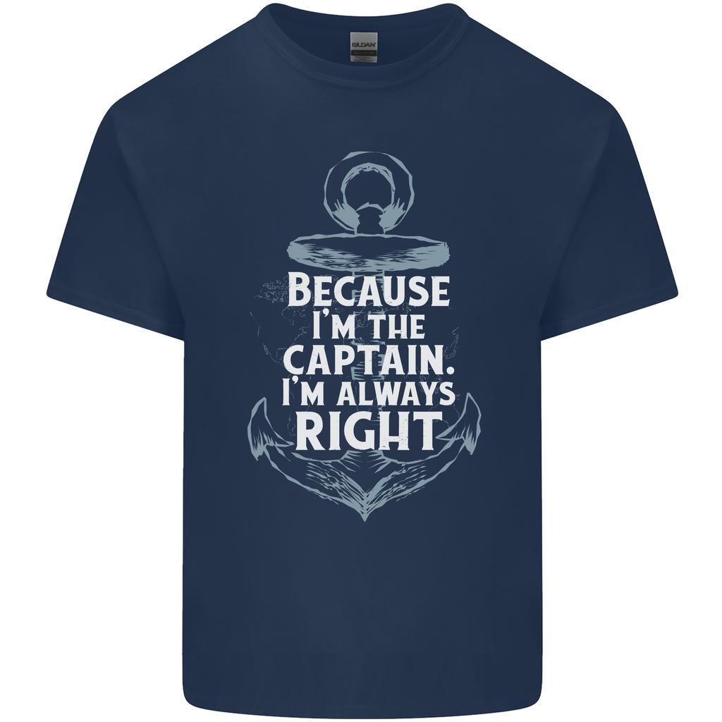 Sailing Captain Narrow Boat Barge Sailor Unisexs Light Cotton TShirt