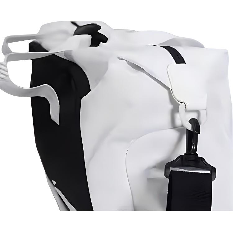 Li Ning Polyester Travel Bag Unisex Black White ABDU321-2