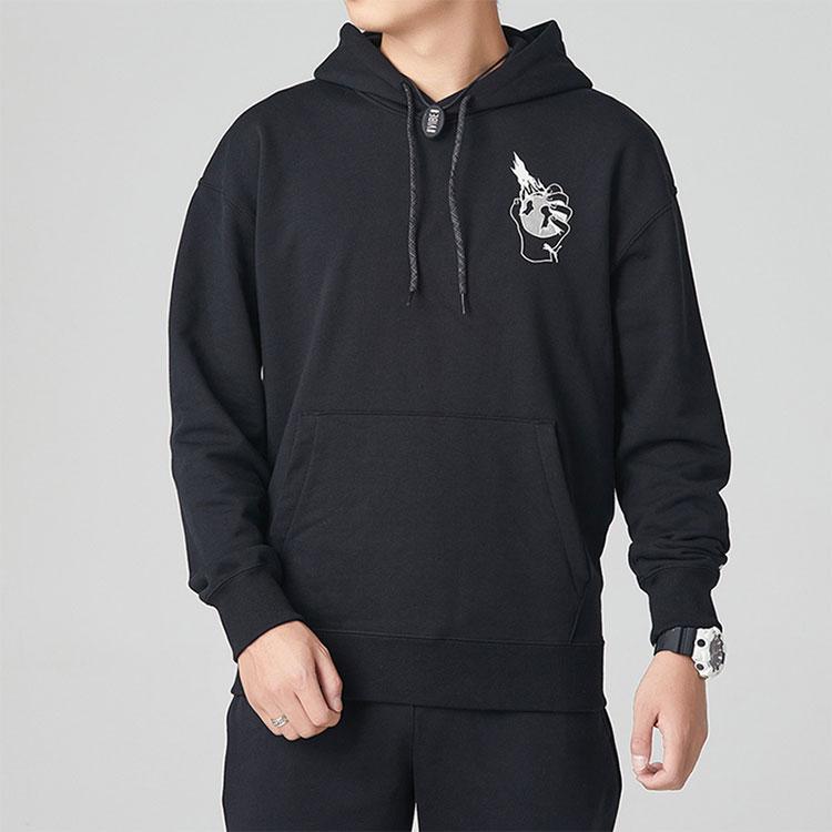Puma Casual Sports Knitted Pullover Hoodie Men Tops Black 599303-01