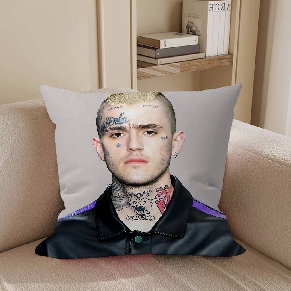 L-Lil P-Peep Heißer Sänger Kissenbezug Abnehmbar Waschbar Kissenbezug – Ganzjährig Weiche Leinen