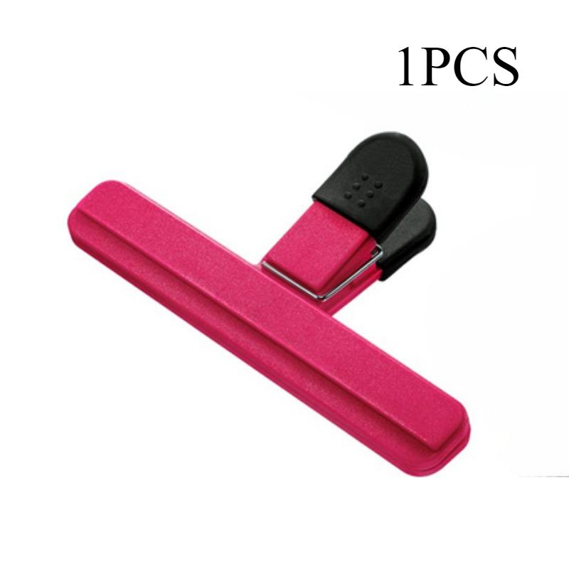 Große Lebensmittelbeutelklammern aus Kunststoff in verschiedenen Größen zum Sichern von Kaffee- und Brotbeuteln mit starkem, festem Verschluss