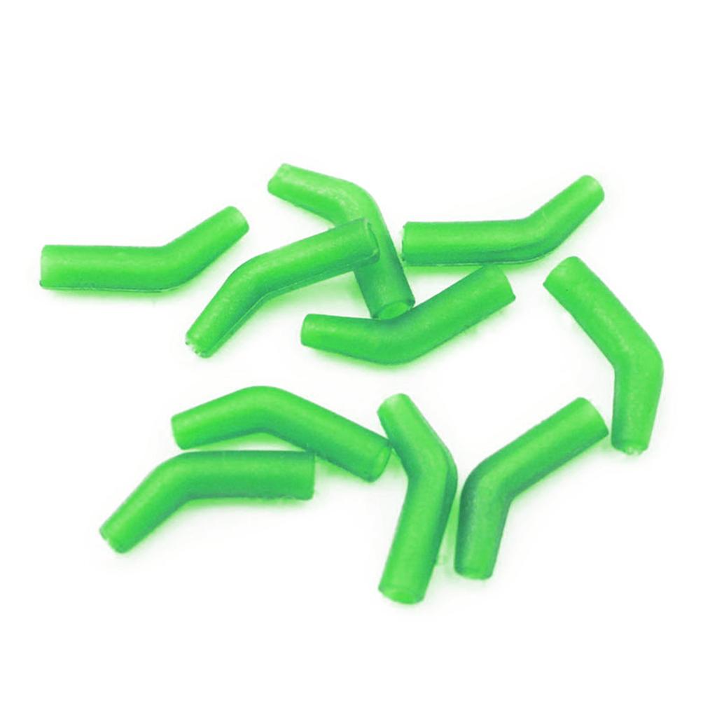 30/50Pcs Fishing Anti Tangles Sleeves Fishing Terminals Sleeves Carp Fishing Line Aligner Fishing Hook Tube Sleeve