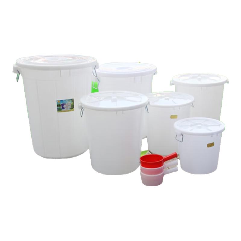 Plastic Storage Bucket with Lid