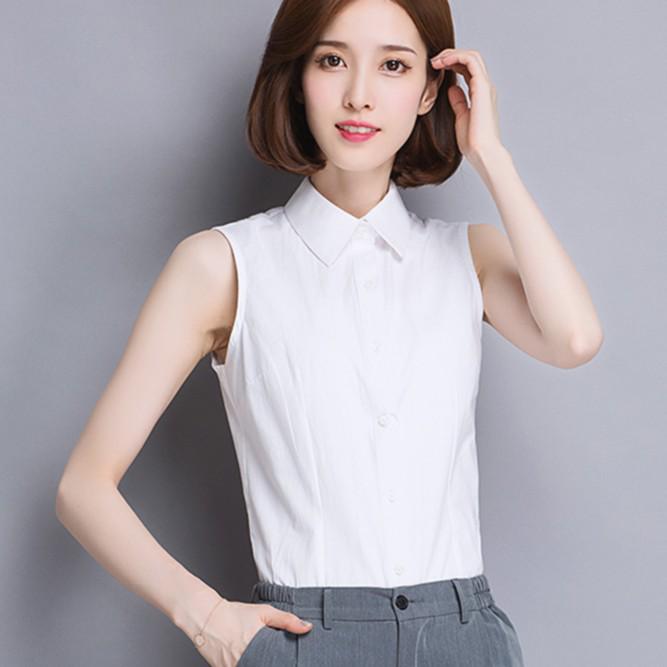 

Женский шифоновый белый топ без рукавов, приталенный, 2023 3X Large