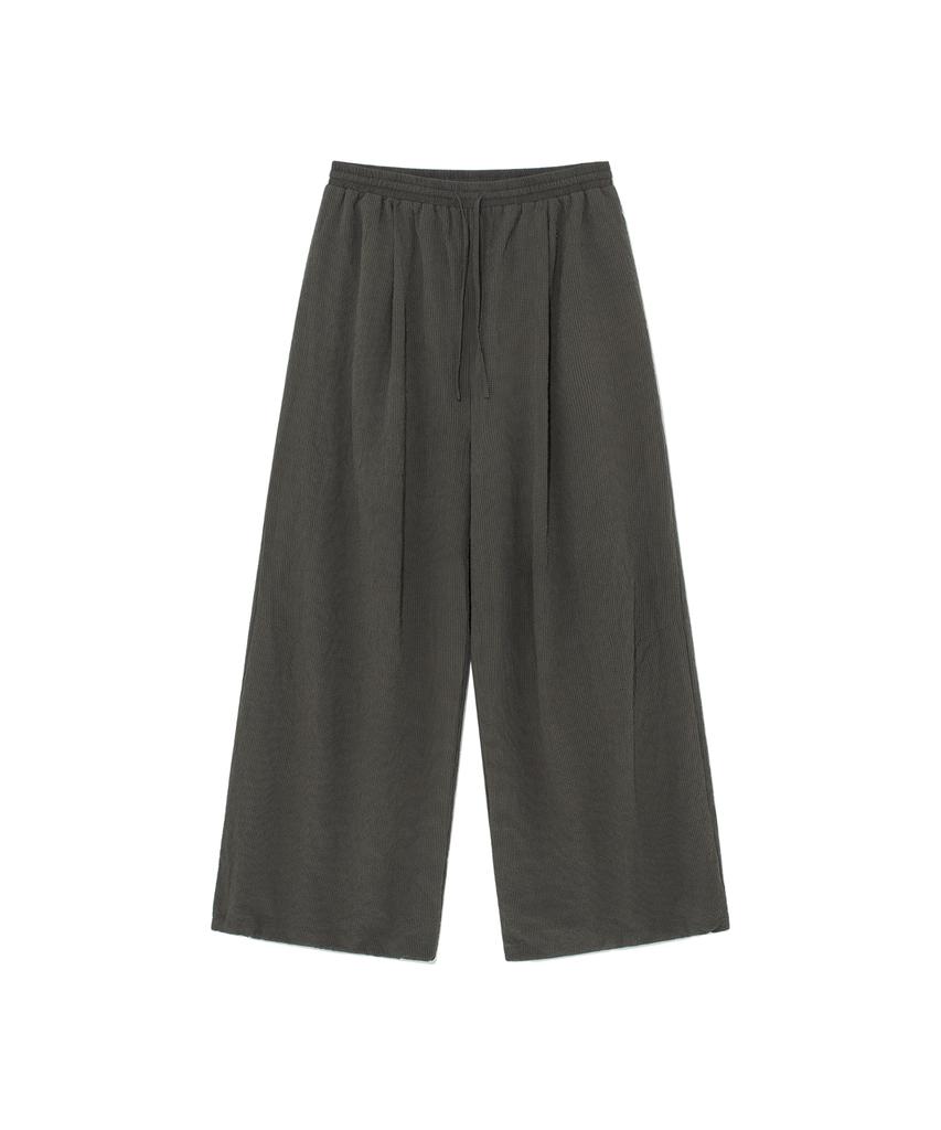 THE COLDEST MOMENT Tcm Mini Logo Breeze Pants (Charcoal)