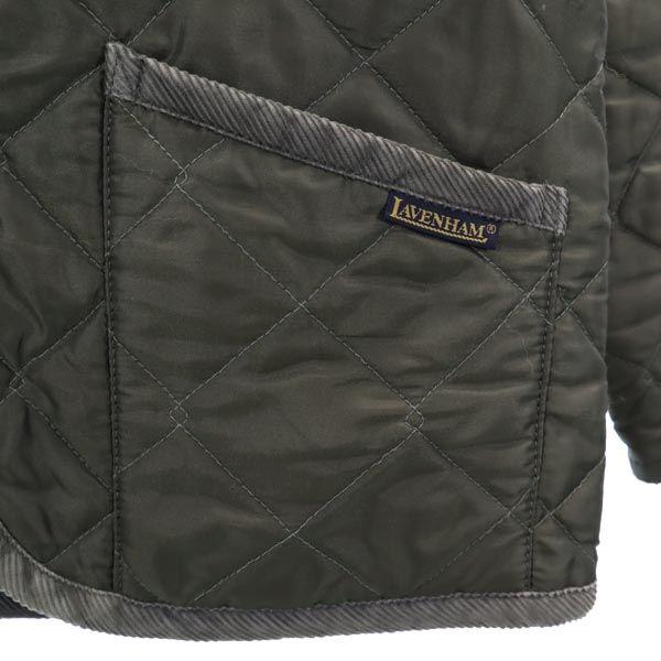 LAVENHAM Quilted Jacket 36 Gray Women Used