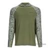 SIMMS Long Sleeve Fishing Suit Hooded Mask Sunscreen Suit UPF50 Outdoor Breathable T-Shirt Summer Hoodie