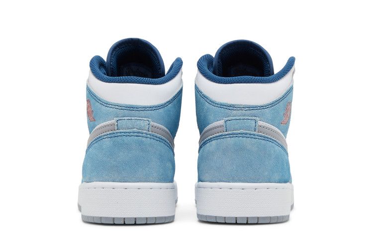 Jordan 1 Mid SE French Blue Light Steel (GS)