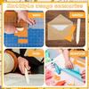 A95I-For Paper-Folding Bone Folder Tools 15 Pcs Creasing Scrapbooking Crafting Scraper For Paper-Leathercrafts Bookbinding