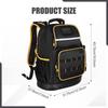 Electrician Backpack Hard Bottom Storage Organizer Tool Bag Organizer For Construction Site Repair Job Home Project Outdoor