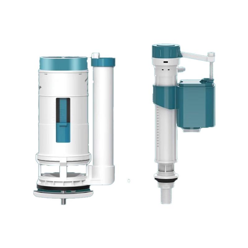 Toilet Tank Button Flush Valve Kit