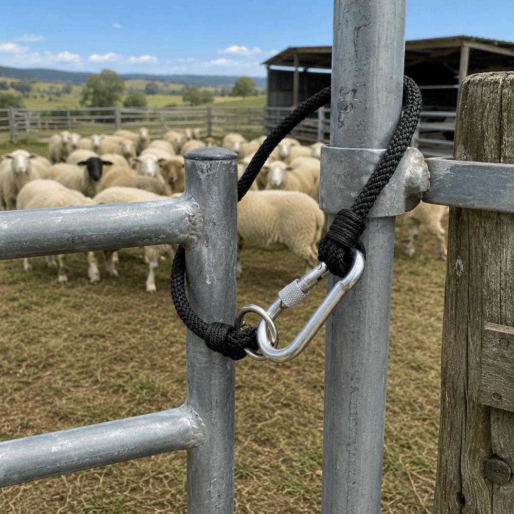Weaving Rope Buckle Farm Anti-collision Door Lock Wear Resistant Stable Door Holder Paddock