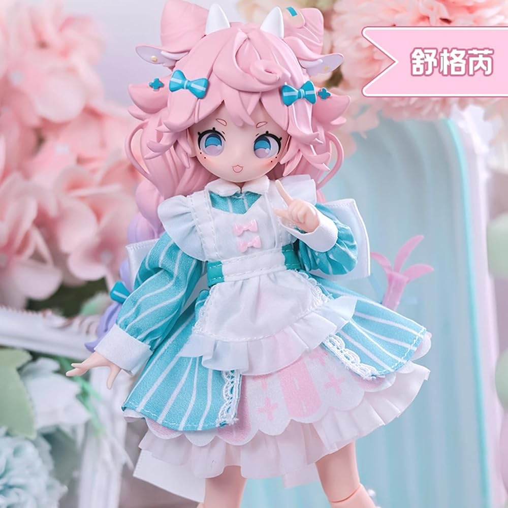 Bahomu Sugary Girls Series MJD Articulated Doll 1/8 Scale 18cm Blind Box Random Girl BJD Figure