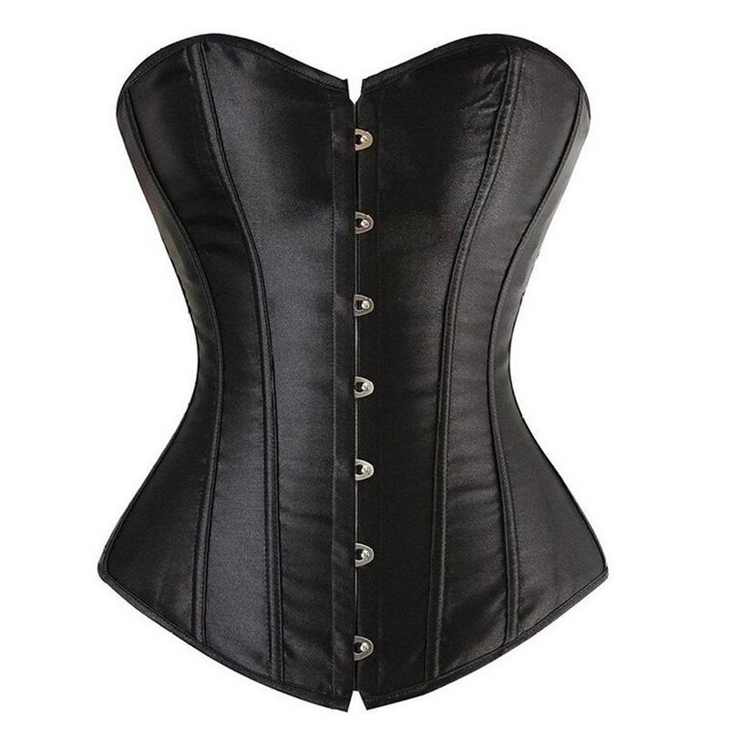 Women's Classic Smooth Colour Corset Tummy Tightening Sexy Bridal Bottom Lingerie Shapewear Top