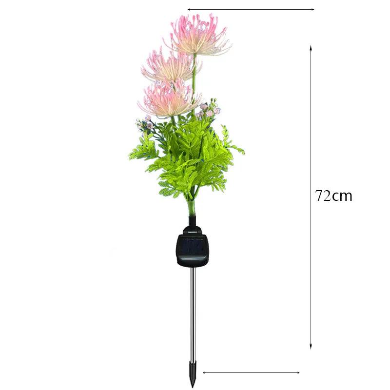 Solar Garden Lights Outdoor, LED Solar Flower Lights, Waterproof Landscape Lighting for Pathway, Yard, Patio Decor