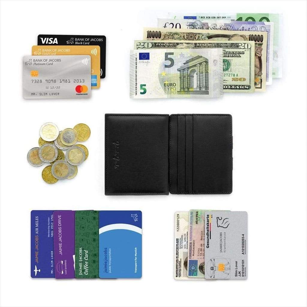Jaimie Jacobs FLAP BOY Compact Wallet [Official Import] (Exclusively Distributed In Japan) (Black)