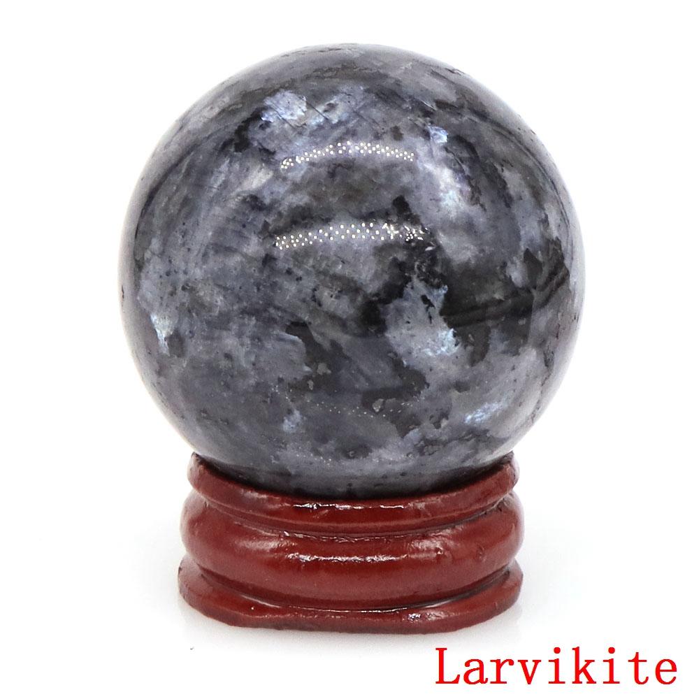 40mm Natursteine Amethyst Lapislazuli Reiki Heilkristalle Energie Chakra Massage Edelstein Kugel Heimdeko Handwerk Mit Ständer