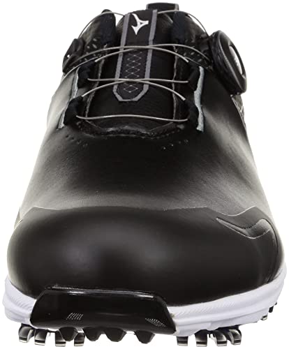 Mizuno Wide Style SL Boa Golf Shoes, Black, Size 26.5 Cm, F