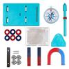 Kinder Wissenschaft Magnet Set Stab Ring Hufeisen Kompass Auto Bausatz Kinder Bildungs Experimentierwerkzeuge