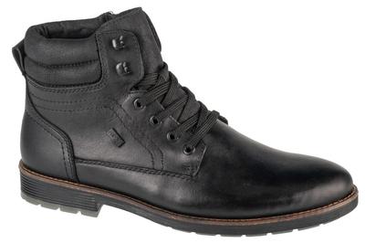 Booties, Mens Black Lace-up Shoes