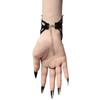 Fashion Double-sided Velvet Gothic Bracelet Black Fashion Jewelry Black Thorn Bracelet Adjustable Spider Web Bangle Party
