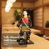 Cloth Doll Samurai Warrior Ornament Handmade Japanese Style Figurine with Glossy