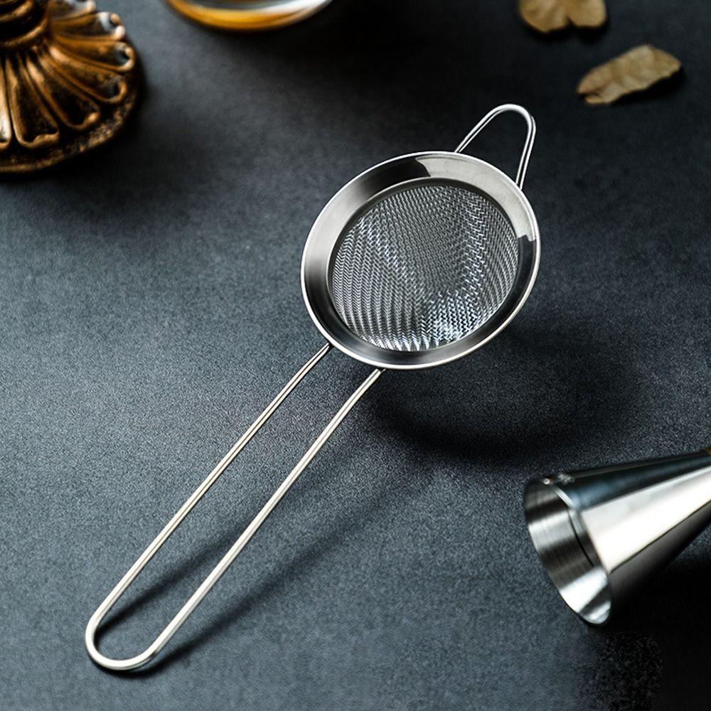 Easy Clean Colander Mesh Spoon Durable Material Filter Oil Strainer Fine Mesh Spoon  Kitchen
