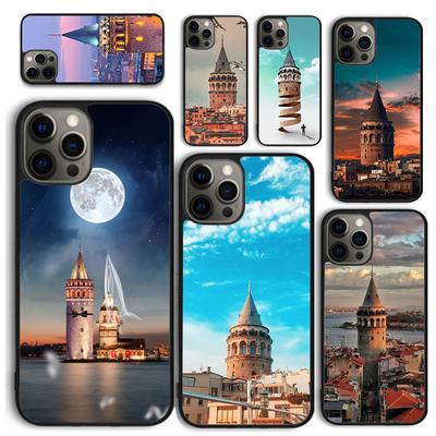 Turkey Istanbul Scenery Building Soft Phone Case For iPhone 17 Air 16 15 14 Max Plus 11 12 13 Pro Max Phone Coque Fundas