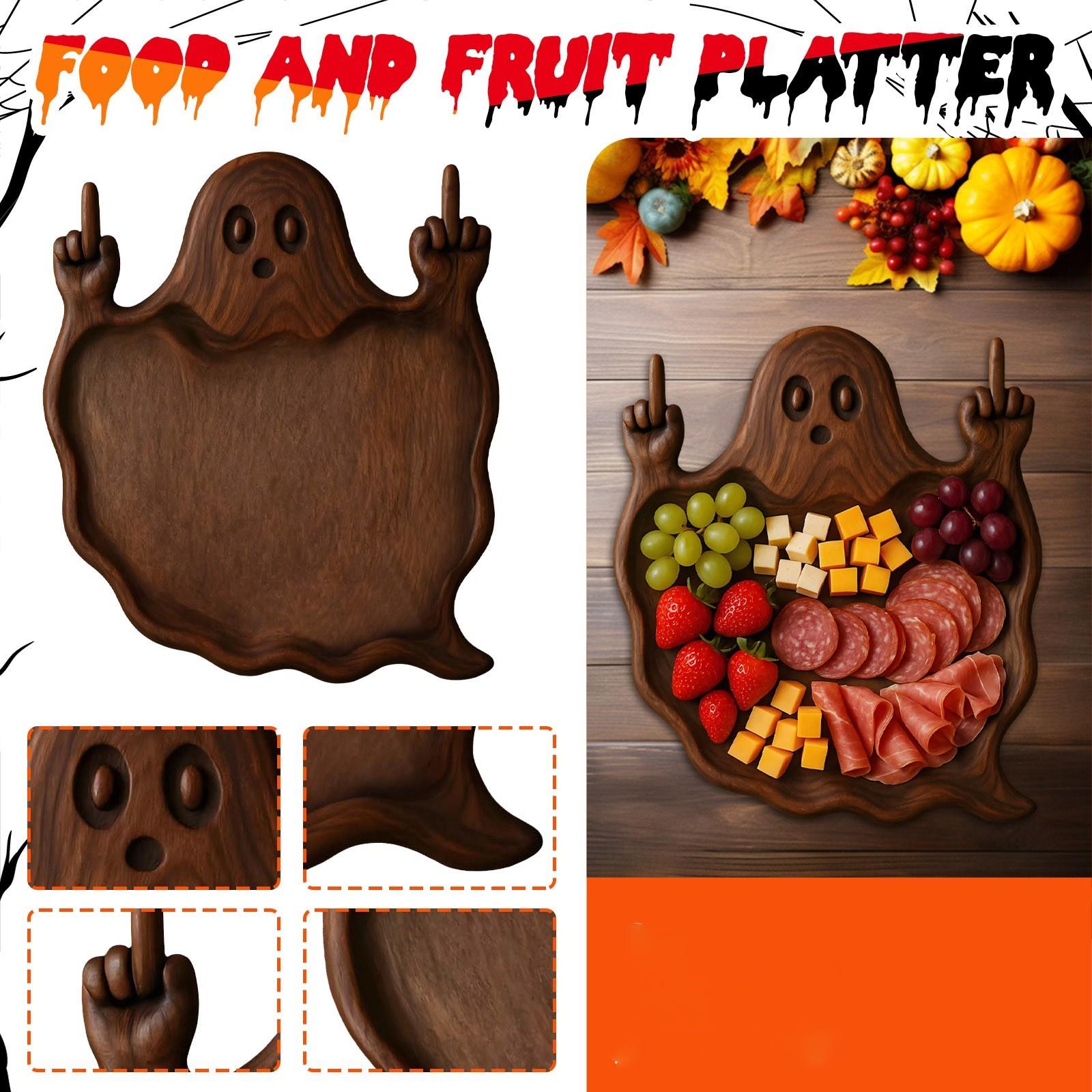 

Middle Finger Ghosts Special Platter, Meat And Fruit Tray One Size
